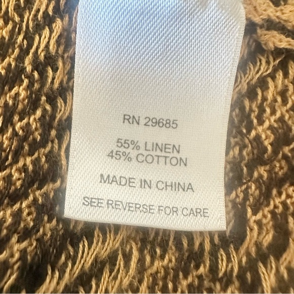 Pendleton Women’s Cardigan Linen Cotton Blend Medium Petite - Picture 5 of 5